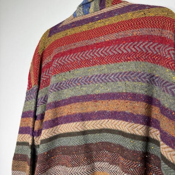 Etro Striped Multicolor Open Cardigan 40 - Picture 10 of 11